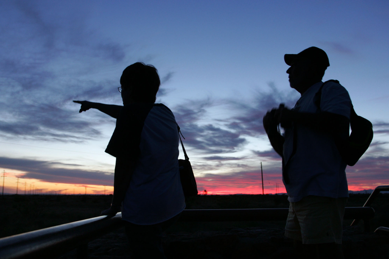 Turistas en Marfa. AP
